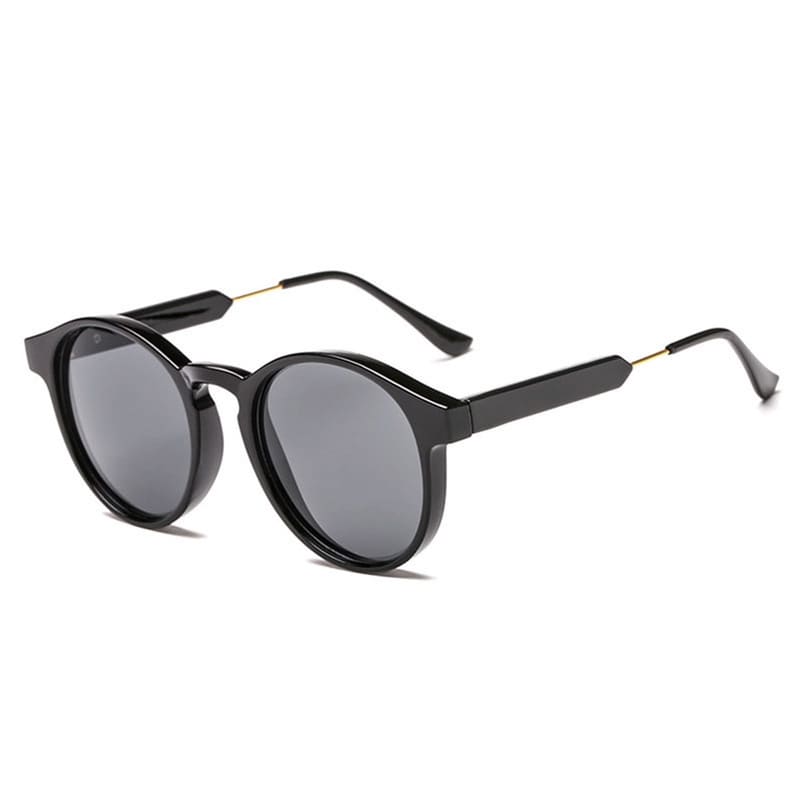 Lunettes de Soleil Rondes Vintage pour Femmes