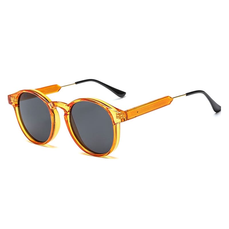Lunettes de Soleil Rondes Vintage pour Femmes