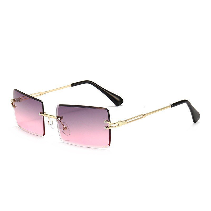 Lunettes de Soleil Rectangulaires pour Femmes - Mode Européenne
