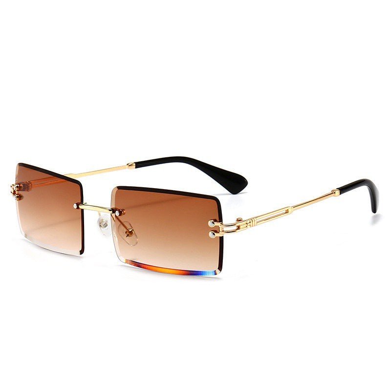 Lunettes de Soleil Rectangulaires pour Femmes - Mode Européenne