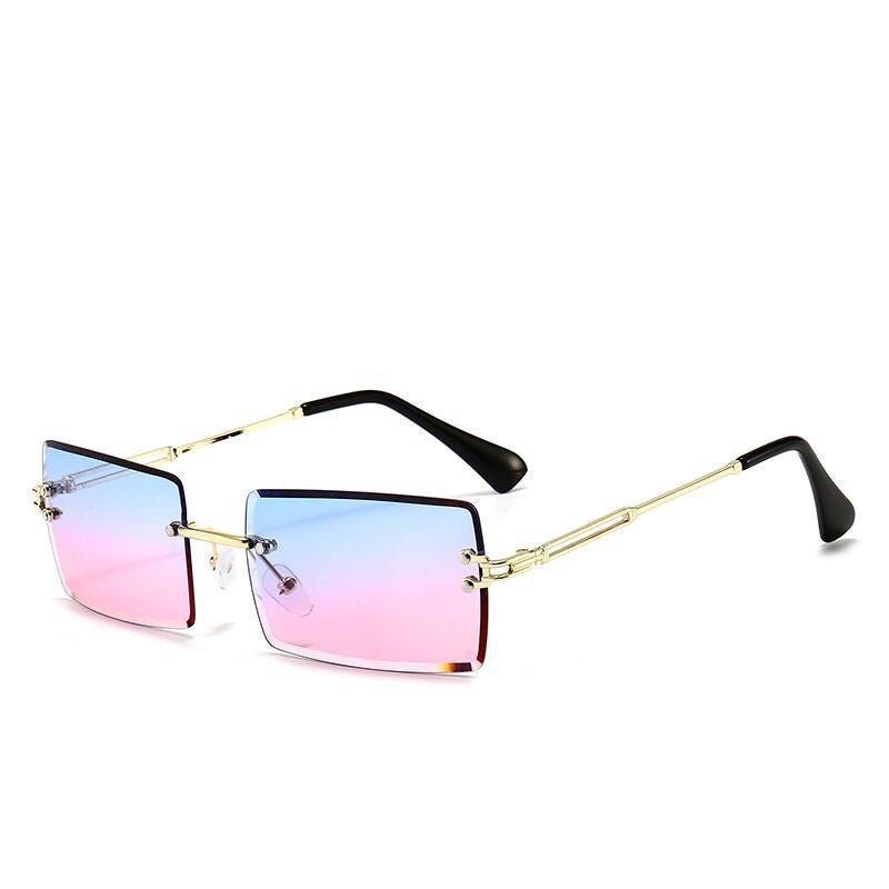 Lunettes de Soleil Rectangulaires pour Femmes - Mode Européenne