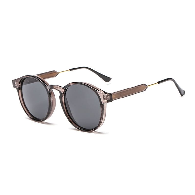 Lunettes de Soleil Rondes Vintage pour Femmes