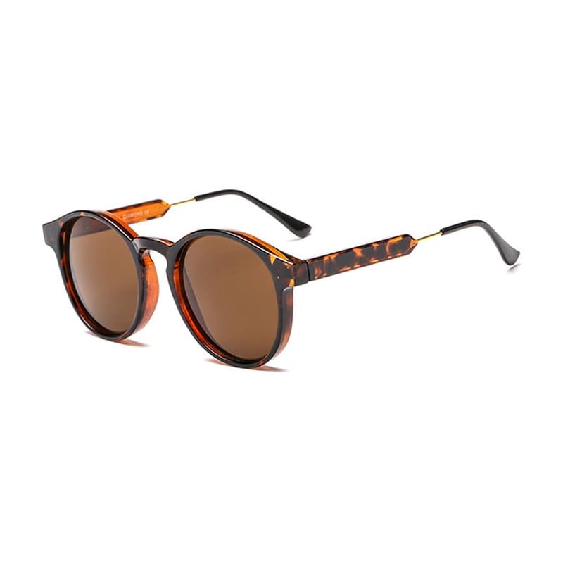 Lunettes de Soleil Rondes Vintage pour Femmes