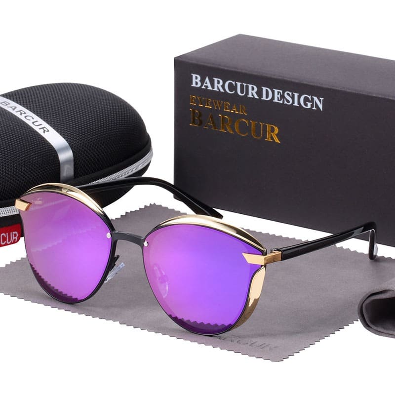 Lunettes de Soleil Rondes Polarisées pour Femmes