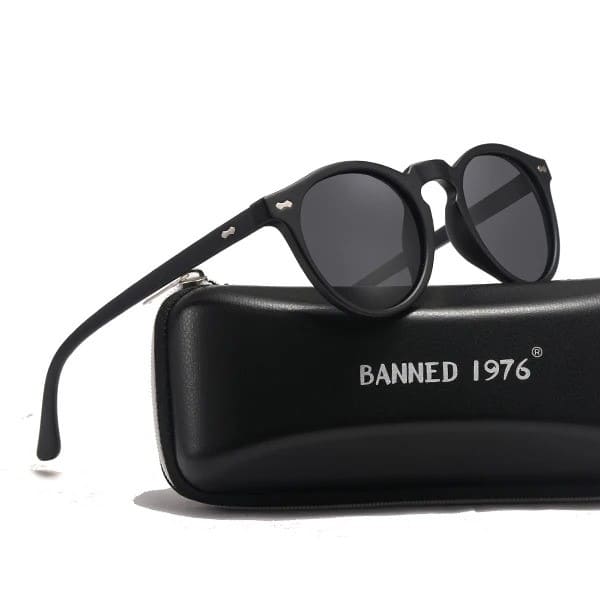 Lunettes de Soleil Rondes Polarisées pour Femmes - Style Vintage