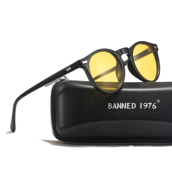Lunettes de Soleil Rondes Polarisées pour Femmes - Style Vintage