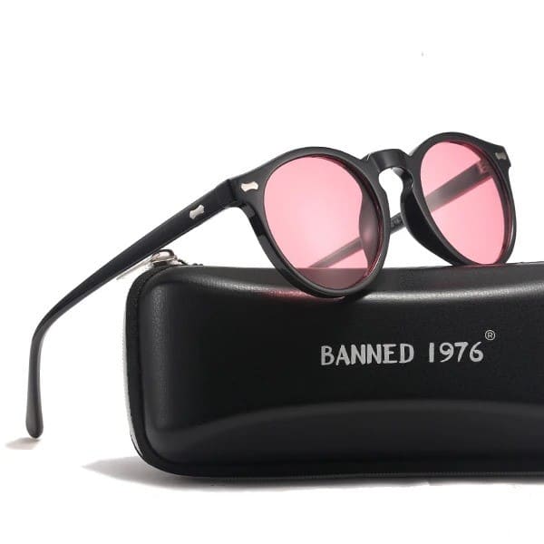 Lunettes de Soleil Rondes Polarisées pour Femmes - Style Vintage