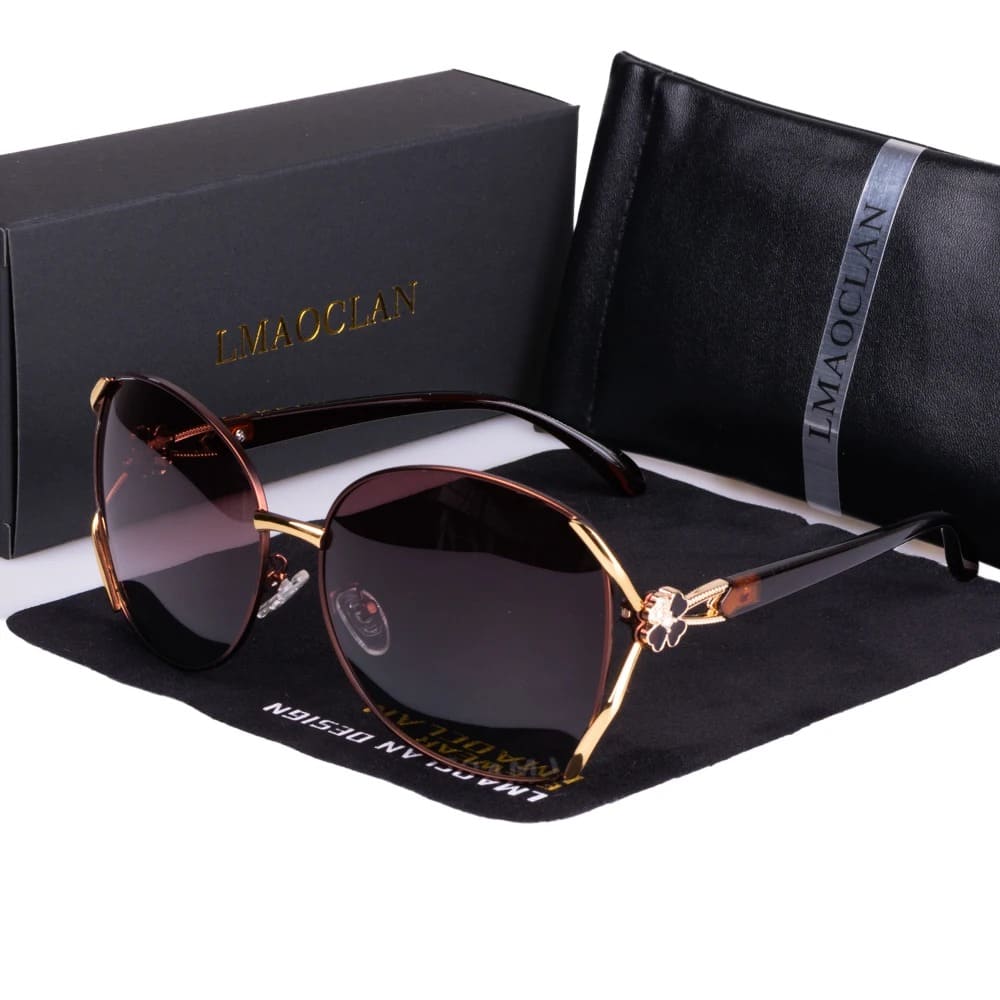 Lunettes de Soleil Polarisées de Luxe pour Femmes - Designer