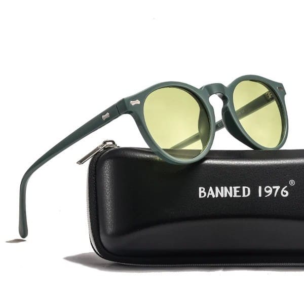 Lunettes de Soleil Rondes Polarisées pour Femmes - Style Vintage
