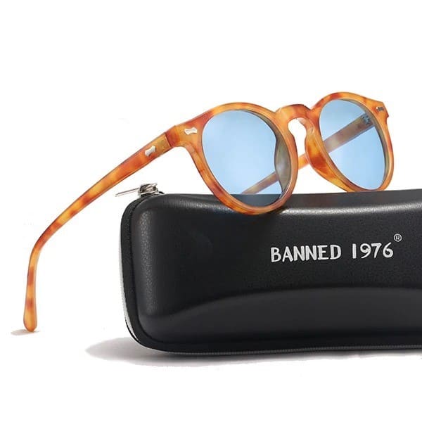Lunettes de Soleil Rondes Polarisées pour Femmes - Style Vintage