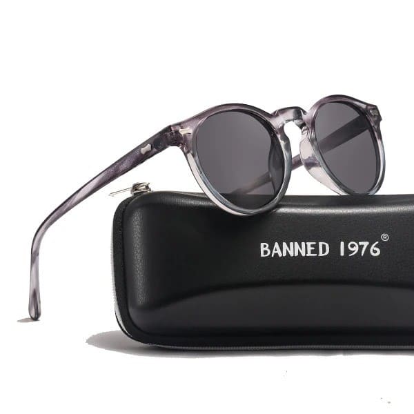 Lunettes de Soleil Rondes Polarisées pour Femmes - Style Vintage