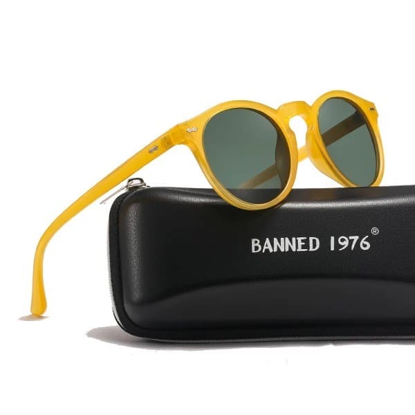 Lunettes de Soleil Rondes Polarisées pour Femmes - Style Vintage